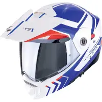Scorpion ADX-2 Lews Weiß Rot Blau Klapphelm Größe L
