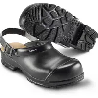 Sika Sicherheitsschuh Flex LBS offener Clog mit Fersenriemen Schwarz-47