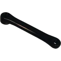 Mijnen Pieper Kurbel links, 170mm lg. Alu, schwarz 4-kant