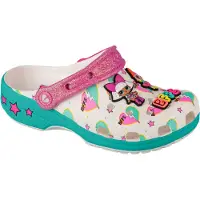 Crocs LOL Surprise BFF Girls Classic Clog 209466-100, Badelatschen, für Mädchen, Weiß, Größe: 33/34