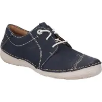 Josef seibel FERGEY 20 Damenschuhe - bequeme Schnür- Halbschuhe blau NEU