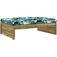 vidaXL Gartenhocker 120x80 cm Kiefernholz Imprägniert