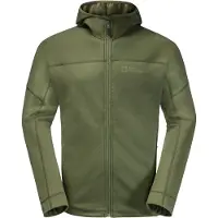 Jack Wolfskin Hirschberg Hooded FZ M 1710881-4129, Fleece, Herren, Grün