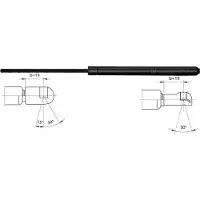 METZGER 2110251 Gasfeder Heckklappendämpfer für RENAULT LAGUNA I Grandtour (K56) 475mm