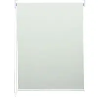 Mendler Rollo MCW-D52, Fensterrollo Seitenzugrollo Jalousie, Sonnenschutz Verdunkelung blickdicht 50x160cm creme
