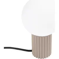 Sollux Tischlampe HALO taupe 1xG9 8W Aluminium/Glas 19x12x12cm