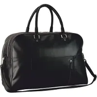 Leonhard heyden Leder Reisetasche mit Laptopfach Montreal Business Travel Bag Black schwarz