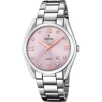 Festina Damen Uhr Boyfriend F16790/D Edelstahl Armband-Uhr silber UF16790/D