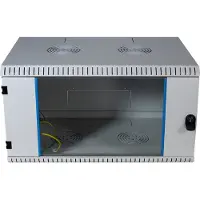 EFB Elektronik 48,30cm (19") Wandgehäuse 6HE, fest, 1-teilig, RAL7035, Tiefe 500 mm Hersteller: (691706VGR.50)