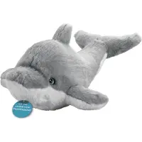 Bauer Spielwaren Bauer ECO-LINE - Plüschtier Delfin (33cm) Kuscheltier Stofftier recycelten Materialien