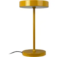 Dyberg Larsen Starlight LED-Tischlampe, Höhe 26 cm, Metall - , Starlight, dimmbar, Gelb, für Wohnzimmer, Metall, Design