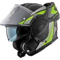 Bogotto FS-X600 Atyr Klapphelm, schwarz matt/grau/gelb, XS