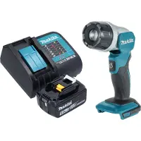 Makita DML 808 ST1 Akku Handstrahler 14,4 / 18 V 190 lm LED + 1x Akku 5,0 Ah + Ladegerät