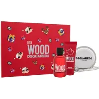 Dsquared2 Red Wood EDT 100 ml + SG 100 ml + Geldbörse (woman)