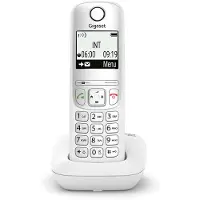 Gigaset AS490 Schwarzes DECT Schnurlostelefon mit Freisprecheinrichtung und 2" Display - 300m Reichweite