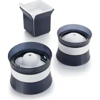 Zoku Unisex Mixology Ice Formen Form, schwarz