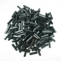 LEGO 2x8 Dachsteine Dach Schwarz für Dach - 4445 NEU! Menge 10x