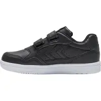 Hummel Camden Uni Kinder Athleisure Sneaker Low Mit Klettverschluss, Farbe:Black, Größe:28