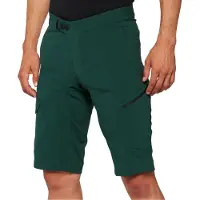 100% Ridecamp Short 32" Forest Green - leichte All-Mountain MTB-Shorts.