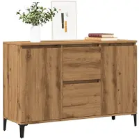 vidaXL Sideboard Artisan-Eiche 102x35x70 cm Holzwerkstoff