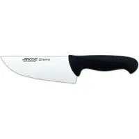 Arcos Metzgermesser Farbe - Prof 295825 Edelstahl Nitrum und mango ergonomische schwarze Polypropylenklinge und 17 cm Klinge, Vitrine