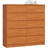 Akord Furniture Factory OP0LK-1OLC009, 10 Schublade(n), Matt, 16 mm, 51 cm, 400 mm, 1200 mm