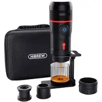 HiBREW Tragbare 3W1 Kaffeemaschine mit Etui H4-Premium 80W