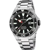 Festina Edelstahl Herren Uhr Armbanduhr silber Casual D2UF20663/3