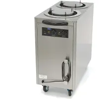 Maxima - Gastro Plattenwärmer - 80 Teller - Bis zu Ø30 cm - auf Rädern