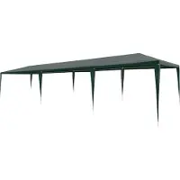 vidaXL "im Angebot" Partyzelt 3x9 m PE Grün - Pavillons & Partyzelte CC19969