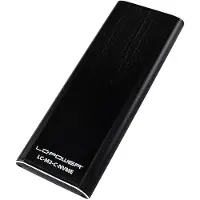 LC-Power LC-M2-C-NVME, SSD-Gehäuse, M.2, M.2, 10 Gbit/s, USB Anschluss, Schwarz