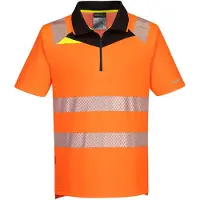 Portwest DX412 DX4 Warnschutz Polo Shirt S/S Orange/Black Gr. 4XL