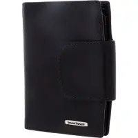 Bruno Banani Leder Geldbörse New York Wallet with Flap Brown braun