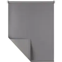 Blumtal Verdunklungsrollo 120 x 155 - 195 cm - Klemmfix Rollo ohne Bohren - Thermorollo - Klemmrollo - Sichtschutz Rollo - Grau
