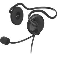 Hama NHS-P100 V2, Kabelgebunden, Büro/Callcenter, 20 - 20000 Hz, Kopfhörer, Schwarz
