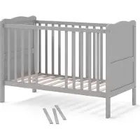 VitaliSpa Babybett Tobi Grau 60x120 cm, Model 36198