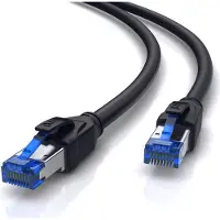 Primewire Outdoor Patchkabel - CAT 8 - mit IP66 - 40 Gbit/s - S/FTP PiMF Schirmung - Netzwerkkabel - 7,5m