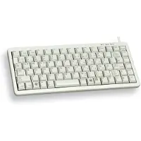 Cherry Compact keyboard, Combo (USB + PS/2), Kabelgebunden, USB + PS/2, QWERTY, Grau