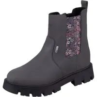 Däumling Kinder Winter Halbstiefel mit Reißverschluss Grau Rosa