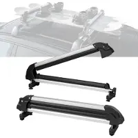 StarTech.com Ski- und Snowboard-Dachträger 80 cm - universeller Skiträger für Autodach - Dachträger für Ski und Snowboard - Winterzubehör für Autos