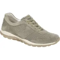 Gabor ROLLINGSOFT Damenschuhe - bequeme Schnür- Halbschuhe grün Freizeit NEU
