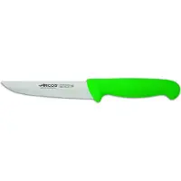 Arcos Küchenmesser Farbe - Prof 290421 Edelstahl Nitrum und mango ergonomische grüne Polypropylenklinge und 13 cm Klinge, Vitrine