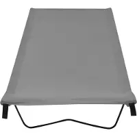 vidaXL “2026 Moderne“Campingbett 180x60x19 cm Oxford-Gewebe und Stahl Grau - Sonstige Sportausrüstung - Designermöbel 5330737