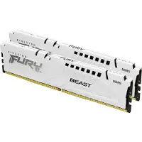Kingston Technology FURY Beast 32GB 6000MT/s DDR5 CL36 DIMM (Kit of 2) White EXPO, 32 GB, 2 x 16 GB, DDR5, 288-pin DIMM, Weiß