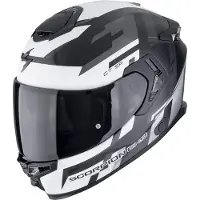 Scorpion Integralhelm mit Sonnenblende Exo-GT SP Air Tornado matt schwarz-silber XXL