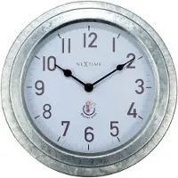 Nextime - 4301GA - Wanduhr - 22cm - silber - Poppy