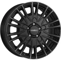 Dezent 18 Zoll Alufelge ke black 18"x7.5" 5x112 PCD ET52 66.6mm Felge Schwarz