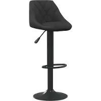 vidaXL "2026 MODERNE"Barhocker für Küche - Tresenhocker - Barstuhl - Schwarz Samt - Barstühle klassischem Design CC2064241