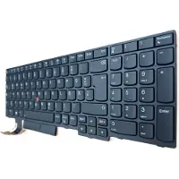 T-ProTek DEUTSCHE-Tastatur Rahmen,Beleuchtung,Trackpoint für Lenovo ThinkPad E580 20KS001JGE