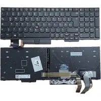 T-ProTek DEUTSCHE-Tastatur Rahmen,Beleuchtung,Trackpoint für Lenovo ThinkPad L580 20LW0039GE